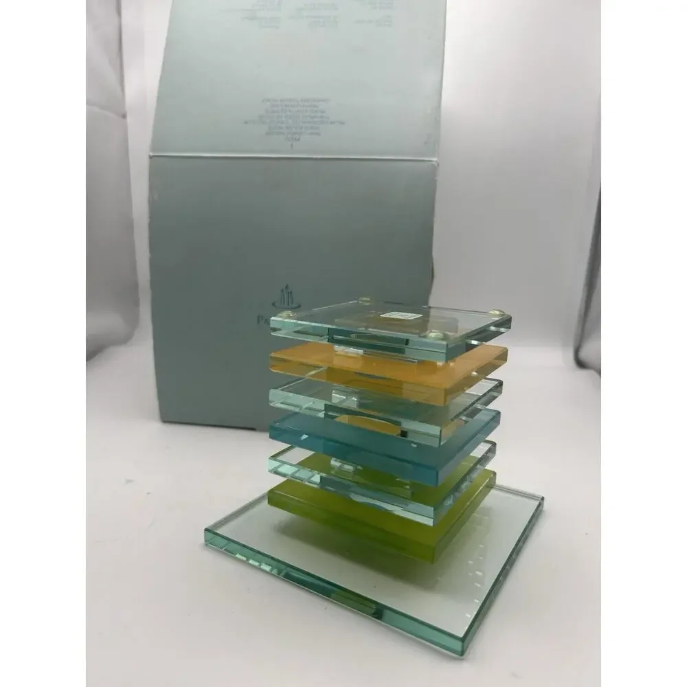 PartyLite Multicolor PRISM CANDLE HOLDER P 9271, 4